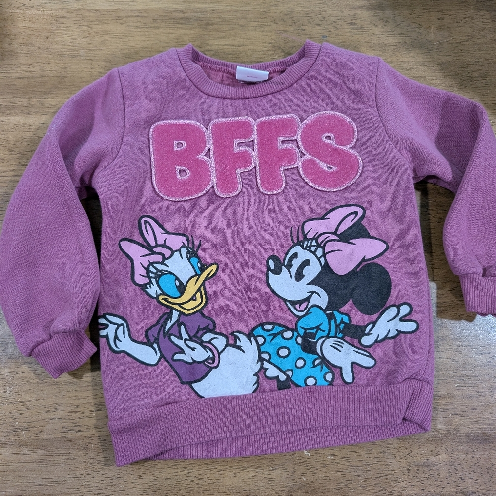 Disney Kids BFFs Purple Sweatshirt